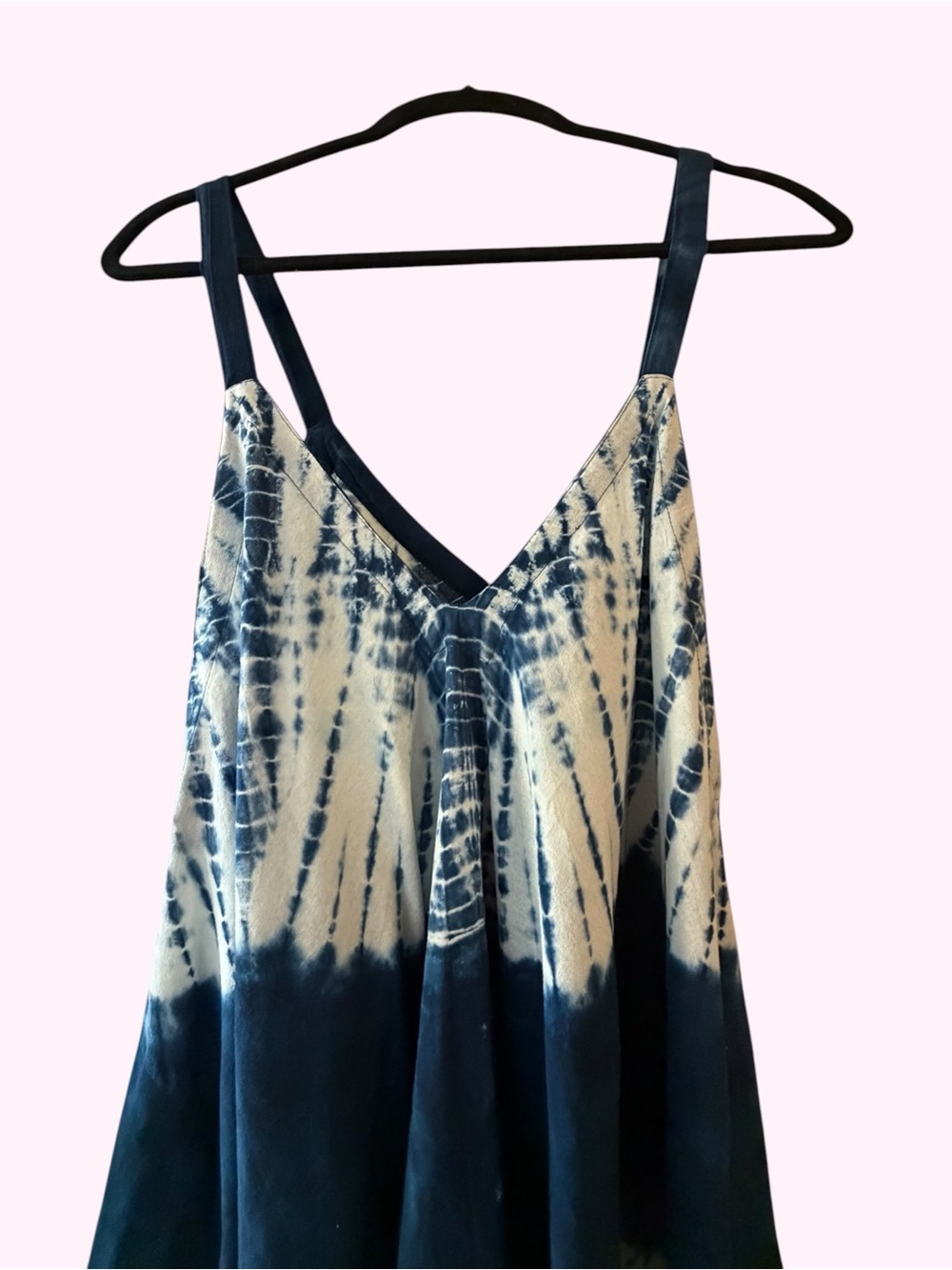 Wolfe Lane🌟Tie-Dye Handkerchief Jumpsuit/Dress🌟Handmade🌟Tourmaline Infused🌟NWT🌟 - Picture 3 of 7